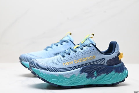 New Balance MTMORLY3 running shoes, platform sole for added height, breathable and cushioned.