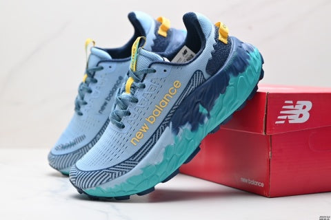 New Balance MTMORLY3 running shoes, platform sole for added height, breathable and cushioned.