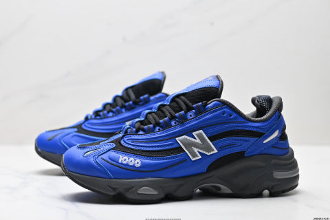 New Balance 1000 series running shoes for men and women, breathable and cushioned, with a casual, sporty style.