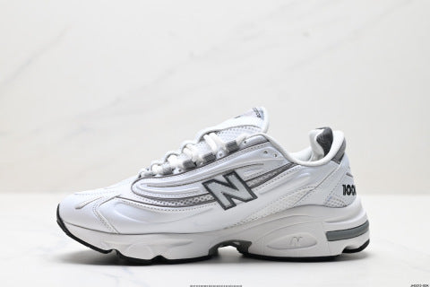 New Balance 1000 series running shoes, low-top, dad style, casual sportswear.