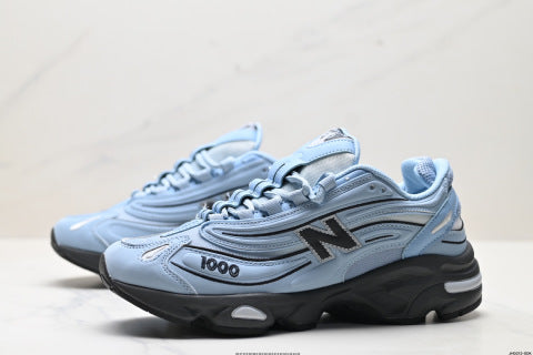 New Balance 1000 series running shoes, athletic shoes, jogging shoes with shock absorption, slip resistance, wear resistance, and comfort.