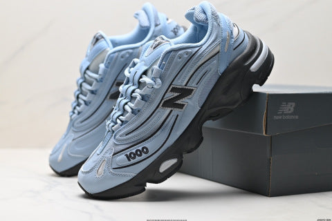 New Balance 1000 series running shoes, athletic shoes, jogging shoes with shock absorption, slip resistance, wear resistance, and comfort.