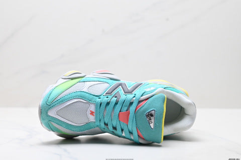 New Balance 9060 series athletic shoes: comfortable, slip-resistant, casual running shoes.