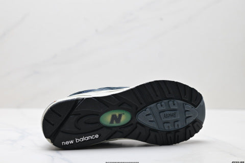 New Balance NB 990 series athletic shoes, breathable mesh cushioning, casual running shoes.