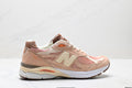 New Balance NB 990 series athletic shoes, breathable mesh, low-top, casual running shoes.