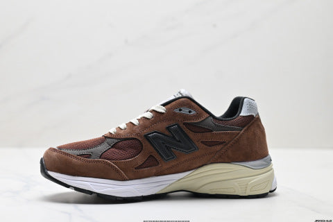New Balance NB 990 series running shoes, athletic shoes, breathable mesh upper, comfortable, non-slip, casual wear.