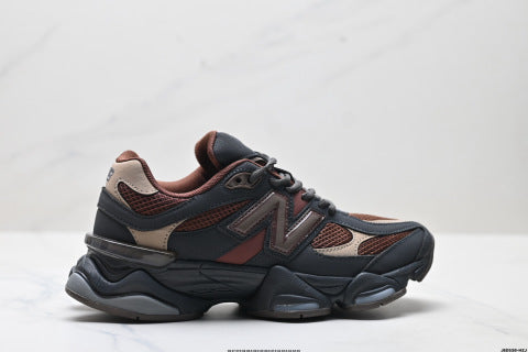 New Balance 9060 series athletic shoes: comfortable, slip-resistant, casual running shoes.