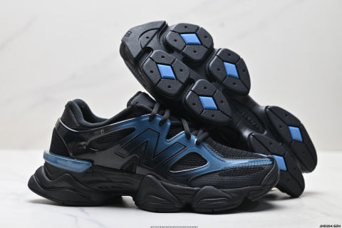 New Balance 9060 series running shoes: comfortable, slip-resistant, retro casual sportswear.