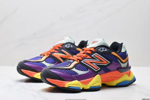 New Balance 9060 series athletic shoes: comfortable, slip-resistant, casual running shoes.
