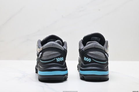 New Balance 1000 series athletic shoes: comfortable, slip-resistant, low-top, chunky style, casual running shoes.
