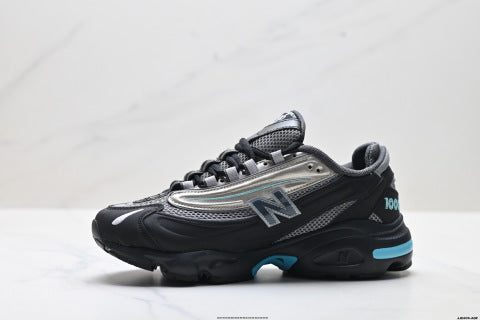 New Balance 1000 series athletic shoes: comfortable, slip-resistant, low-top, chunky style, casual running shoes.