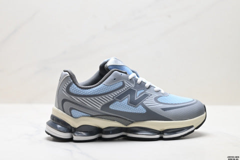New Balance 2000 series athletic shoes: stylish, versatile, shock-absorbing, slip-resistant, and durable low-top running shoes.