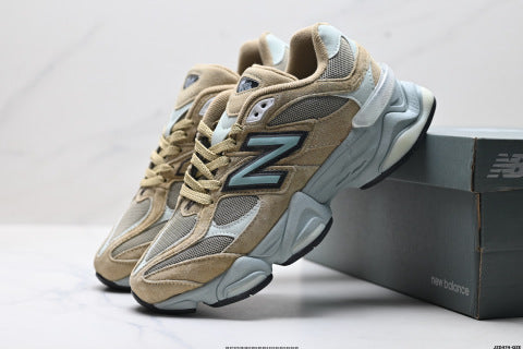 New Balance 9060 series athletic shoes, running shoes, men's and women's shoes, non-slip and wear-resistant.