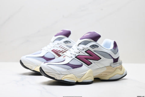 New Balance 9060 series running shoes, slip-resistant and durable, suitable for casual sports.