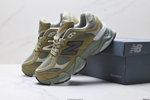 New Balance 9060 series athletic shoes, running shoes, slip-resistant and durable, casual wear.