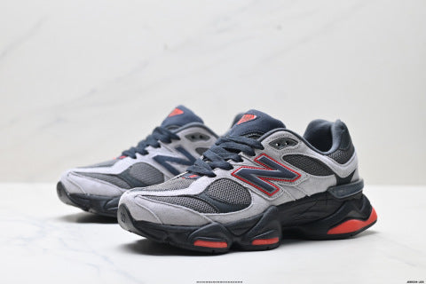 New Balance 9060 series athletic shoes, slip-resistant and durable, casual running shoes.