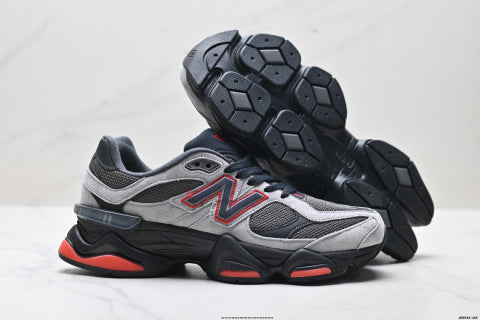New Balance 9060 series athletic shoes, slip-resistant and durable, casual running shoes.