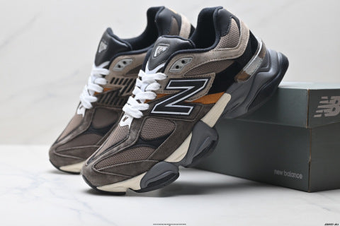 New Balance 9060 series running shoes: comfortable, slip-resistant, suitable for casual sports.