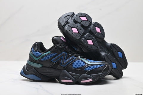 New Balance 9060 series athletic shoes: shock-absorbing, comfortable, slip-resistant, casual running shoes.