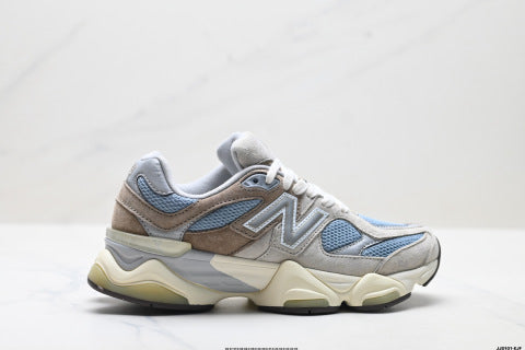 New Balance 9060 series running shoes, athletic shoes, shock absorption, comfort, slip resistance, casual wear.