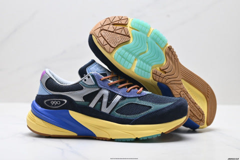 New Balance NB 990 series athletic shoes, running shoes, breathable mesh upper, low-top casual shoes.