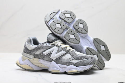 New Balance 9060 series athletic shoes: comfortable, slip-resistant, casual running shoes.