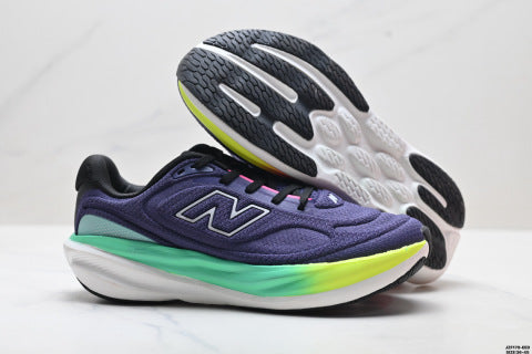 New Balance 1080 series athletic shoes: slip-resistant, durable, breathable, lightweight, low-top running shoes.