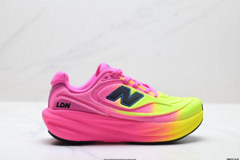 New Balance 1080 series athletic shoes: mesh fabric for slip resistance and durability, breathable and lightweight, low-top running shoes.
