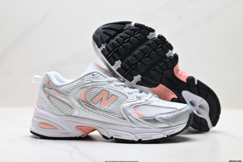 New Balance MR530 series athletic shoes, breathable mesh cushioning, casual running shoes.