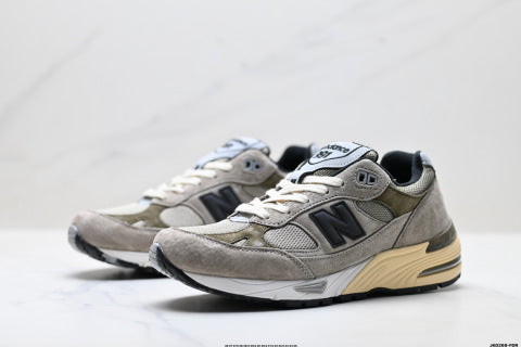 New Balance 991 series running shoes, classic and versatile casual athletic shoes.