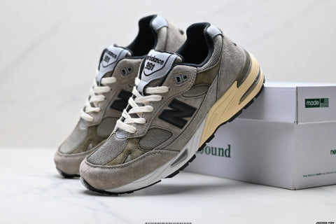 New Balance 991 series running shoes, classic and versatile casual athletic shoes.