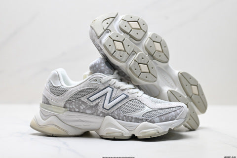 New Balance 9060 series athletic shoes, breathable and cushioned, casual running shoes.
