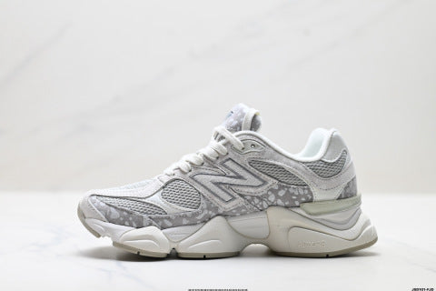 New Balance 9060 series athletic shoes, breathable and cushioned, casual running shoes.