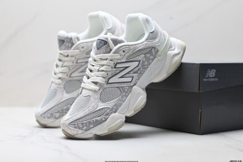 New Balance 9060 series athletic shoes, breathable and cushioned, casual running shoes.