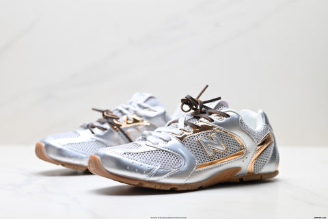 MiuMiu x New Balance 530 SL series sneakers, low-top classic casual running shoes.