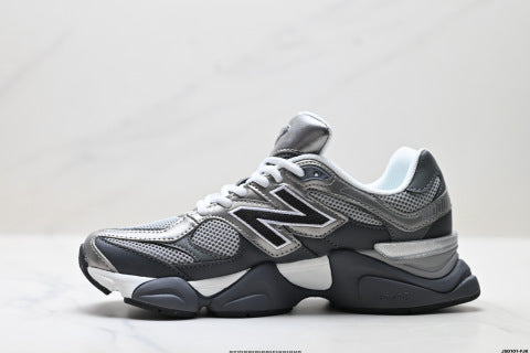 New Balance 9060 series running shoes for men and women, breathable and cushioned casual athletic shoes.